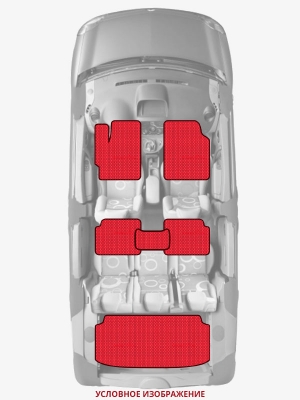 ЭВА коврики «Queen Lux» комплект для Honda Shuttle (2G)